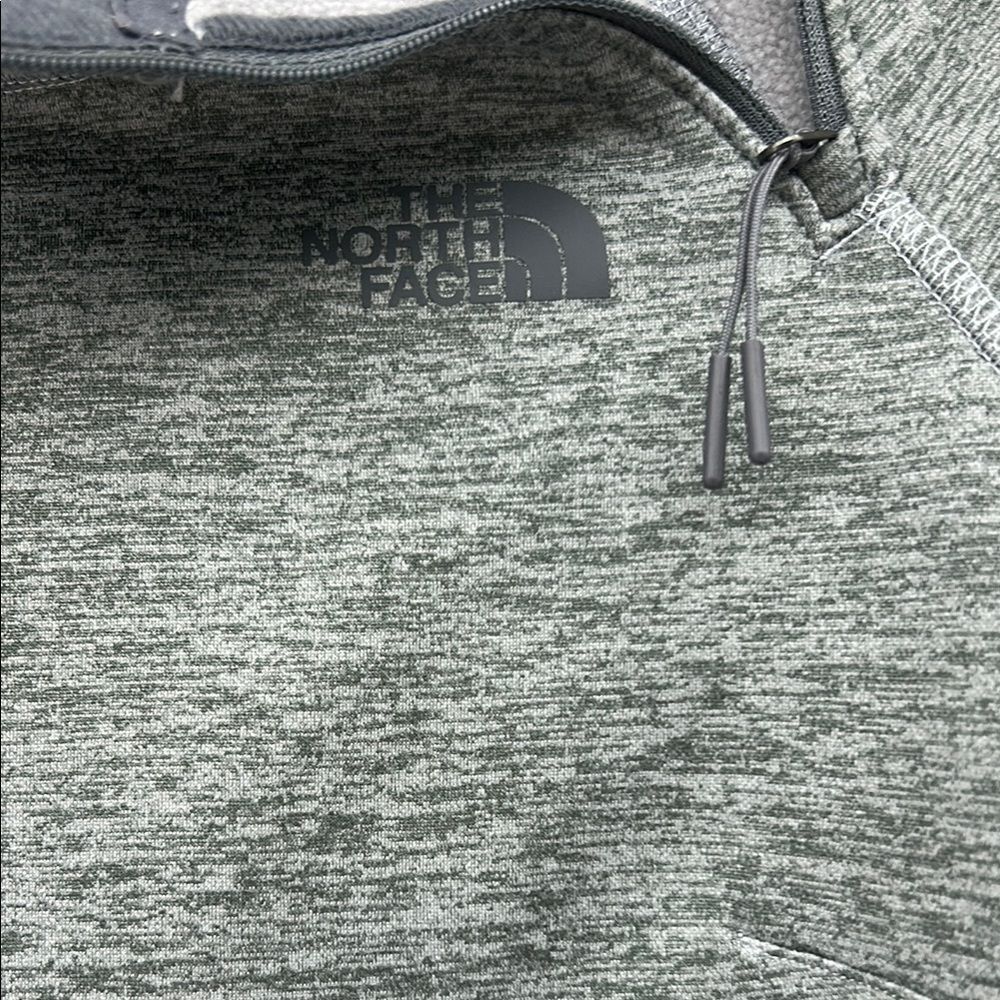 The North Face Canyonlands 1/4 zip fleece Charcoal Gray Pullover Sweatshirt - Picture 3 of 4